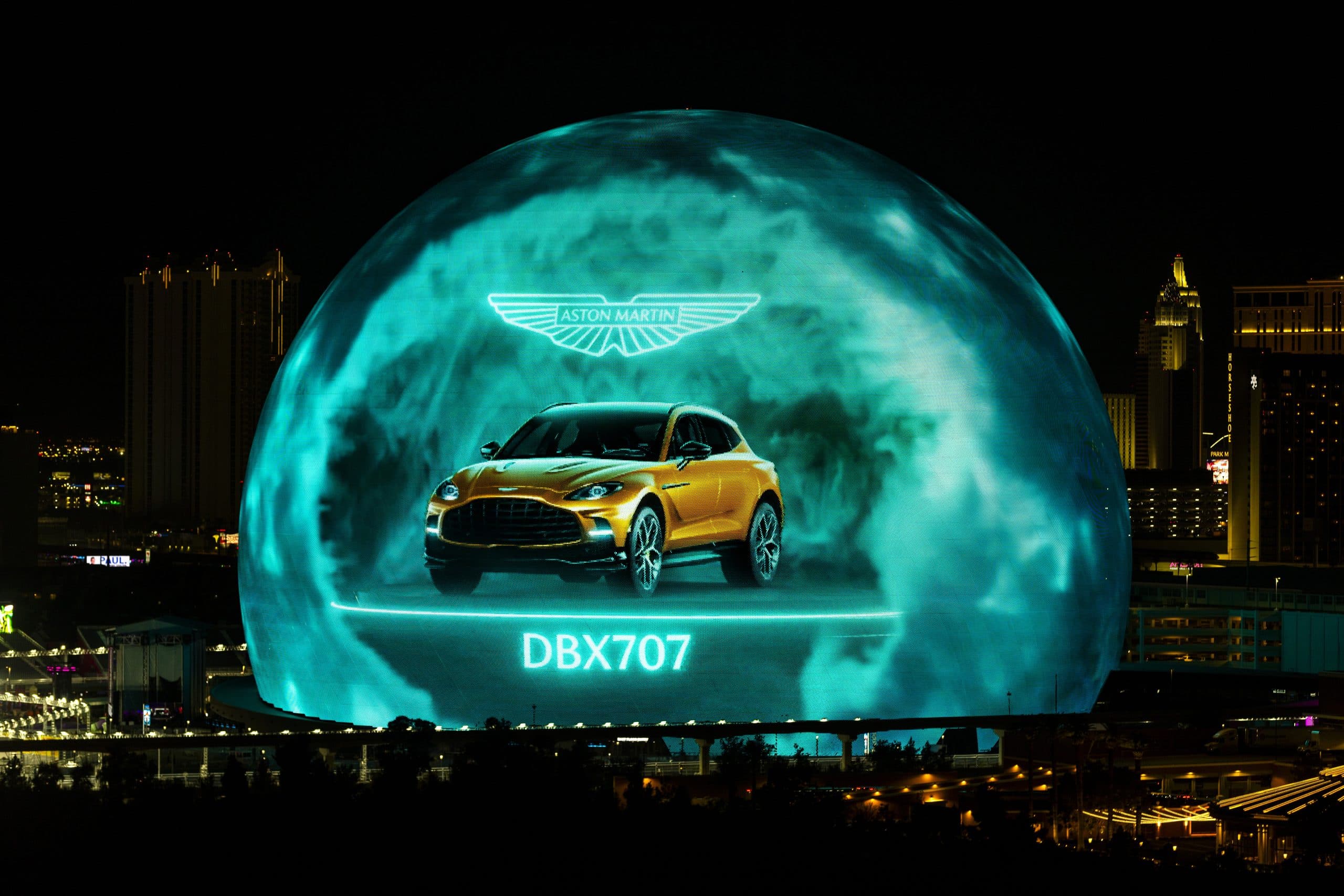 02 Aston Martin illuminates the FORMULA 1 HEINEKEN SILVER LAS VEGAS GRAND PRIX with largest ever F1A race weekend marketing presence scaled
