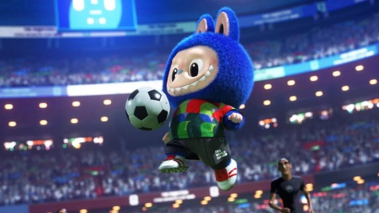 Labubu in FIFA kit at the 2026 World Cup, Pop Mart character IP key visual