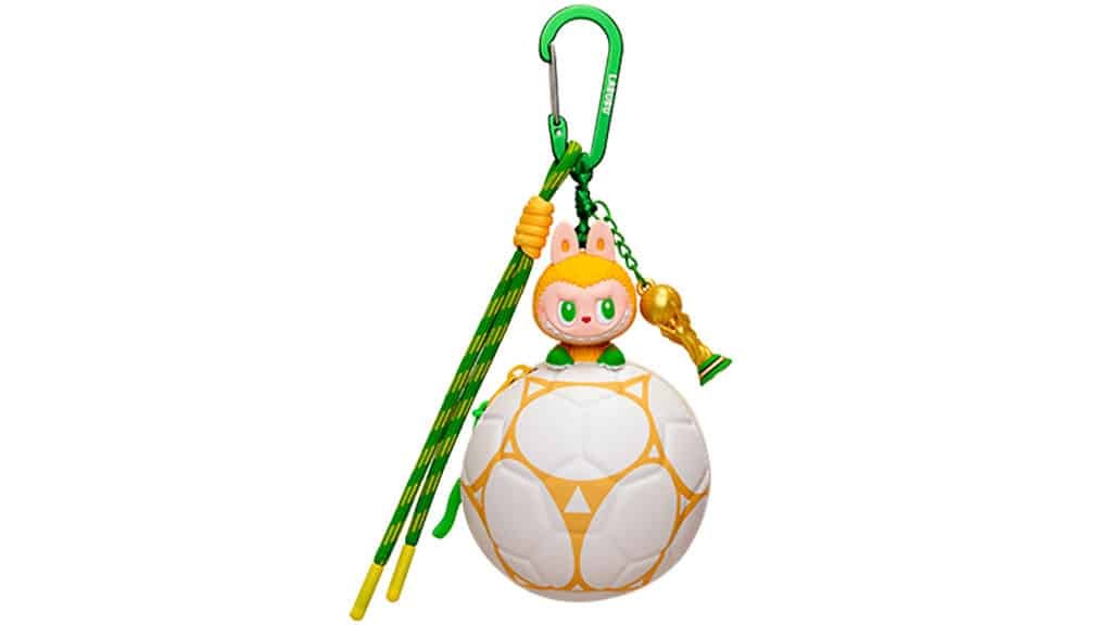 From blind box to centre circle. Pop Mart's Labubu and the rise of Chinese IP. 1 Pop Mart The Monsters X FIFA Labubu soccer product with the World Cup trophy, Chinese character IP