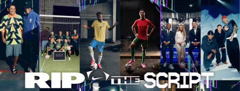 Nike Rip the Script ambush marketing key art for the 2026 World Cup